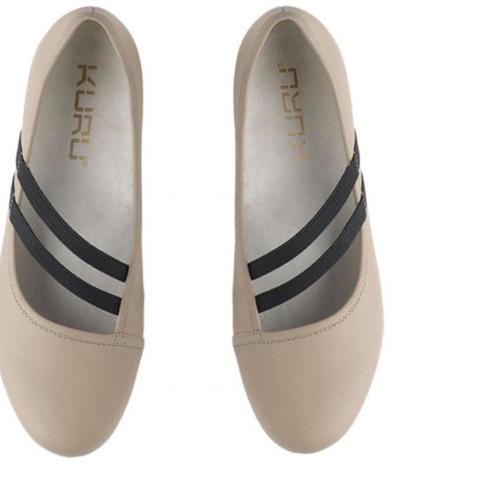 Leather flats